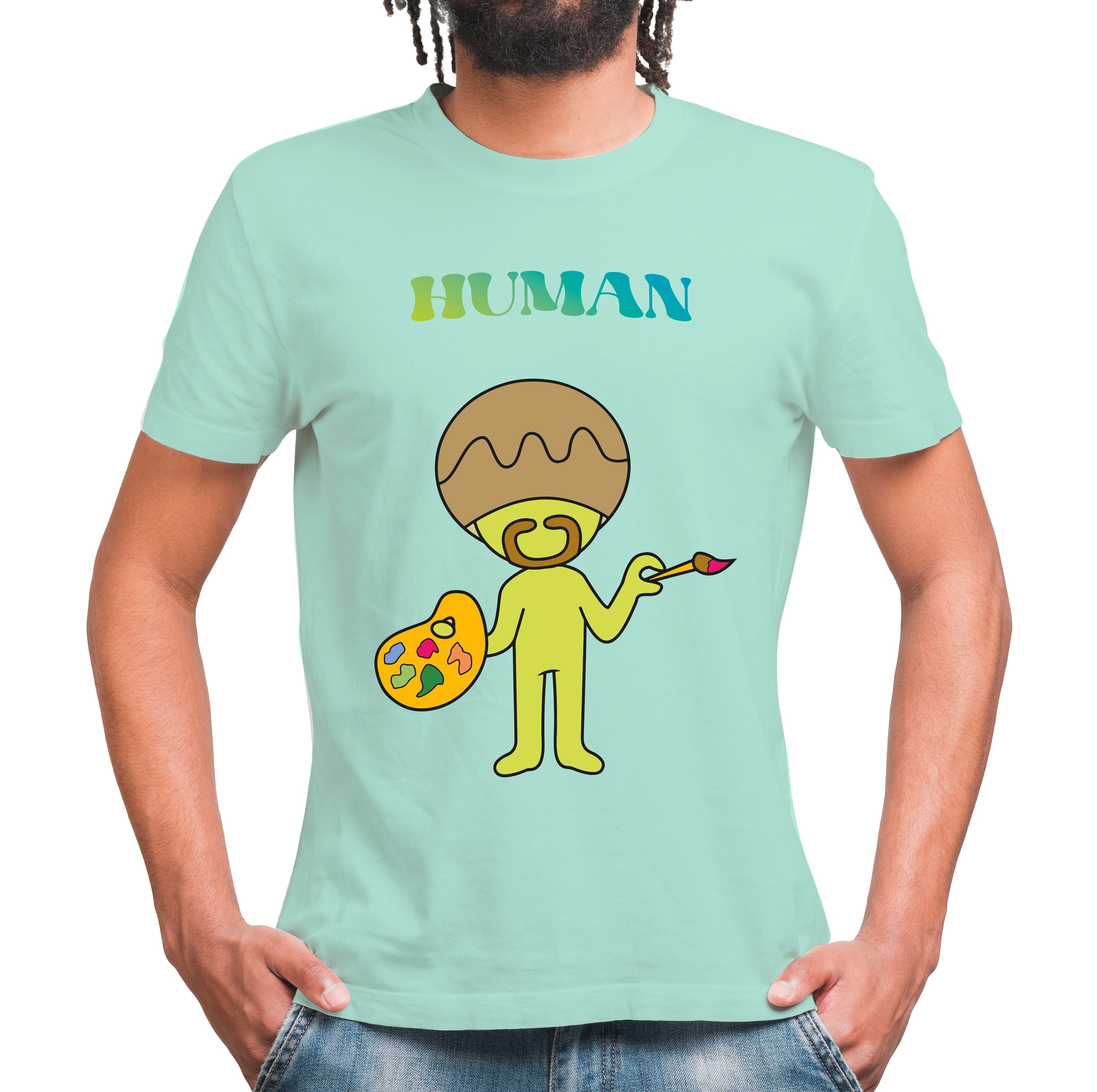 Human t-shirt men